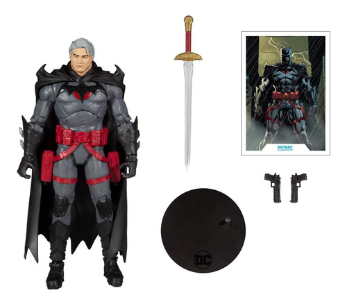 Figura Batman Sin Máscara Flashpoint Thomas Wayne Dc Comics