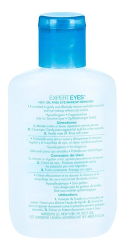 Maybelline Expert Ojos Libre De Aceite Desmaquillador Ojos,