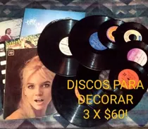 Comprar Discos Vinilos Y Tapas Para Decoración Decorar 3 X $60!