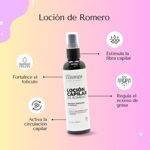 Loción Capilar De Romero 125 Ml