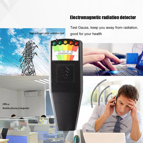 Novo Kit De Multímetro Digital K2 5 Led Gauss Emf Meter