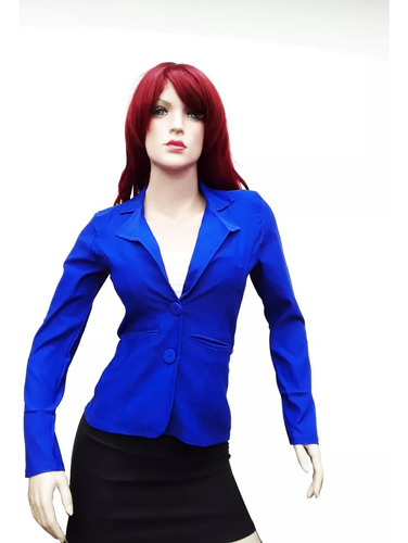 Blazer Elegante Dama Chaqueta Abrigo Bengalina / Impoluz