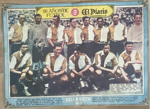 Bella Vista 1931 Poster, 60 Años De Fútbol Cr06b7