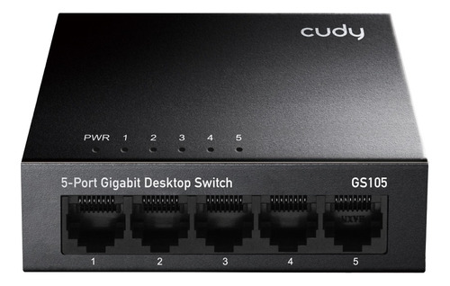 Switch Cudy Gs105 5 Puertos Gigabit 1000 Mbps Metalico