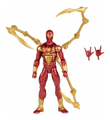 Marvel Legends Spiderman Iron Spider Figura Hasbro Nueva 