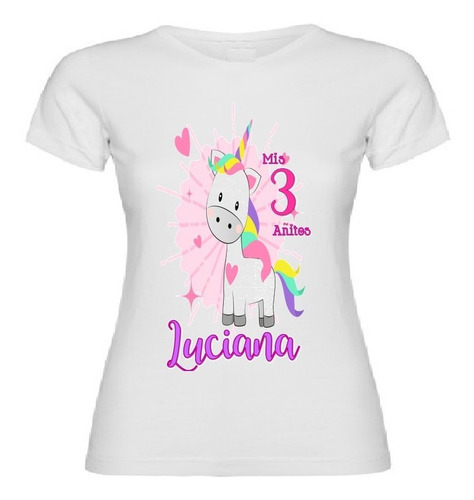 Camiseta Unicornio Camiseta Personalizada Niños Y Adultos 