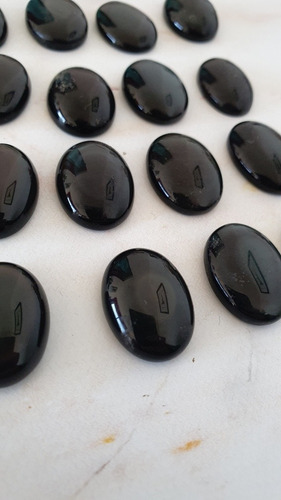 Cabullon Piedra Obsidiana Ojo De Buda Artesano Gemoterapia