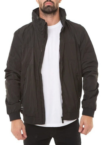 Campera Vcp Rompevientos Gruesa Kubor Negro 0113