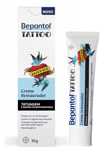 Creme Hidratante Restaurador Para Tatuagem 30g - Bepantol
