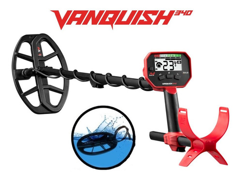Imagem 5 de 7 de Detector Metal Vanquish 340 Garimpo Terra Mineralizada Top