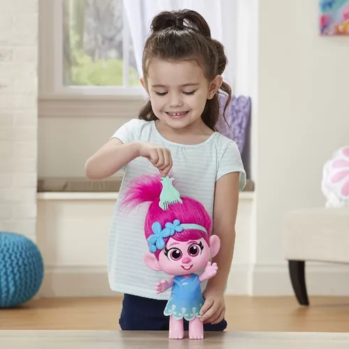 Boneca Trolls World Tour Poppy Glamour - E6569 E6818 - Hasbro - Dorémi  Brinquedos