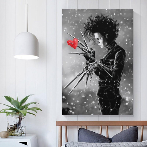 Edward Scissorhands Movie Classic Fantasy Canvas Art Poster