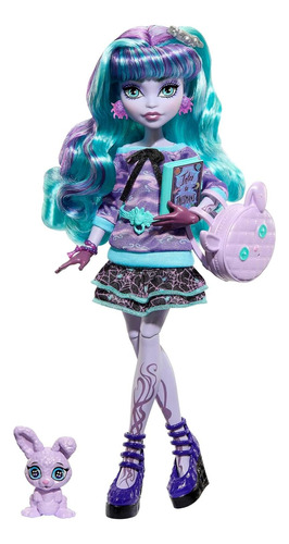 Monster High Muñeca Twyla Con Accesorios Mattel