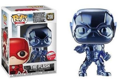 Funko Pop Dc Heroes Justice League The Flash Chrome Blue