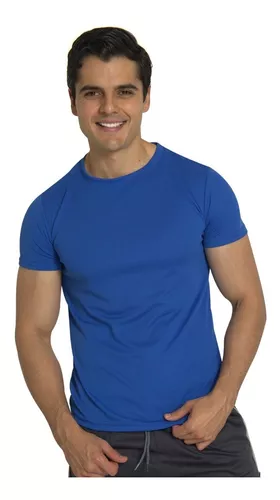 5 Playeras Deportivas Cuello Redondo Dry Fit Gym