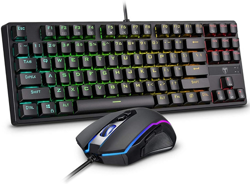 Combo Gamer Teclado Y Mouse Pictek Rgb Nuevo Sellado