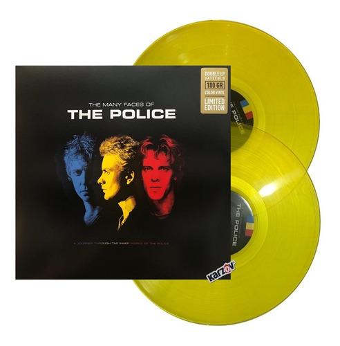 The Many Faces Of The Police  Vinilo Doble - Amarillo