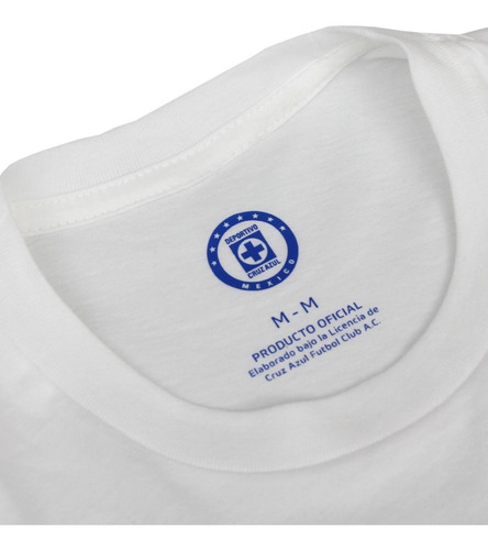 Imagen 5 de 7 de Playera Oficial Cruz Azul Logo Camu Adulto Producto Original