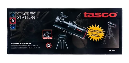 Telescopio Astronómico Reflector Tasco Spacestation 114x500mm Profesional