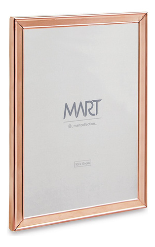 Porta-retrato Em Metal Rose Gold - 10x15 Mart