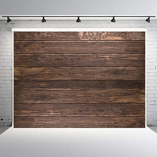 Fondo Vinilo Madera Rustico Marron Tablero Retrato 8x6ft