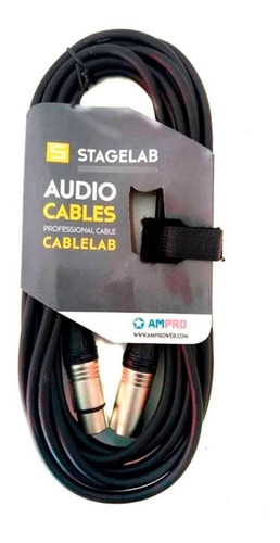 Cable Microfono Xlr - Xlr 10 Metros (envio Gratis) Stagelab