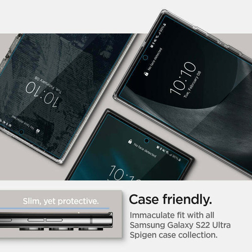 Imagem 5 de 5 de Película Spigen Flexid Para Samsung Galaxy S22 Ultra