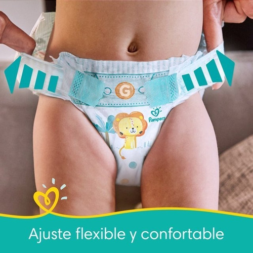 Imagen 3 de 6 de Pampers Confort Sec Max - P - 56