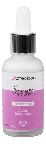 Serum Preciosa Acido Hialuronico Hidratante 30 Gr Tipo de piel Todo tipo de piel