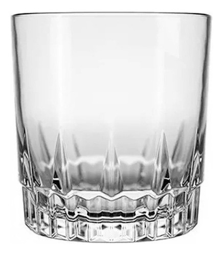 Vaso Vidrio Tallado Vegas Wiskie Nadir 313ml Bar Velas X1 Un