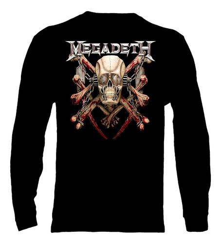 Polera Manga Larga Megadeth - Killing Is My Business... And