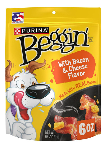 Purina Beggin Strips With Bacon & Cheese Flavor 6 Oz.