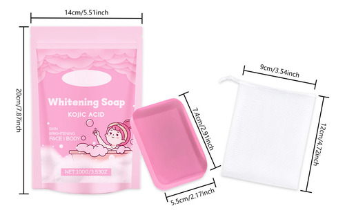 B Whitening Skin Cleansing Nutriant Kojic Soap Skin C 6004