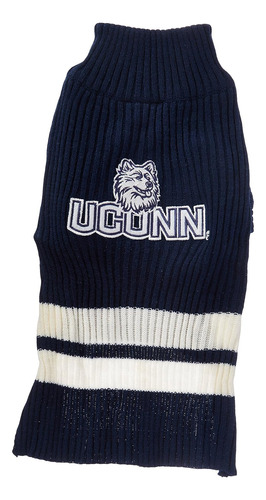 Mascotas Primera Collegiate Connecticut Huskies Pet Sweater 