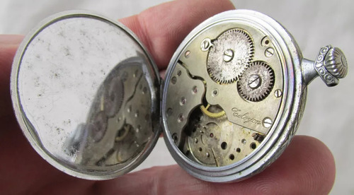 Antiguo Reloj Bolsillo, Celeyon, Para Partes O Restaurar (Usado)