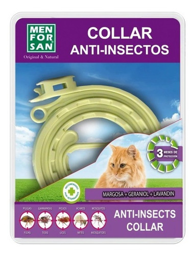 Collar Anti Insectos Para Gatos Men For San