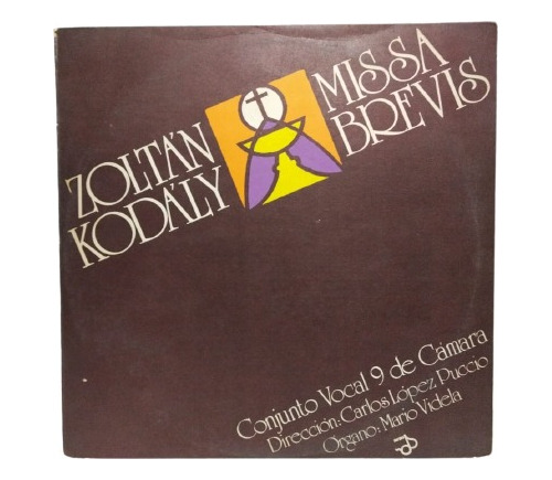 Zoltán Kodály  Missa Brevis Para Coro Y Organo, Lp