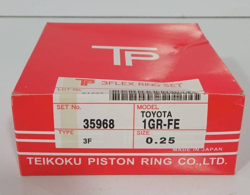 Anillos Tp Toyota 4runner Fortuner Kavak 4.0 010-0.25