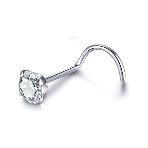 Nostril - Piercing De Titanio Engarzado Strass Nariz 