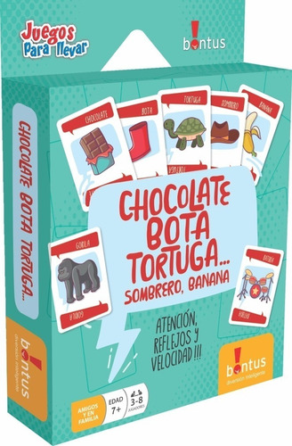 Juego De Mesa - Chocolate, Bota, Tortuga