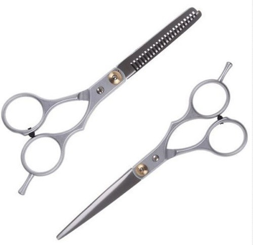 Kit Com 2 Tesoura Profissional Corte Cabelo Cabeleireiros