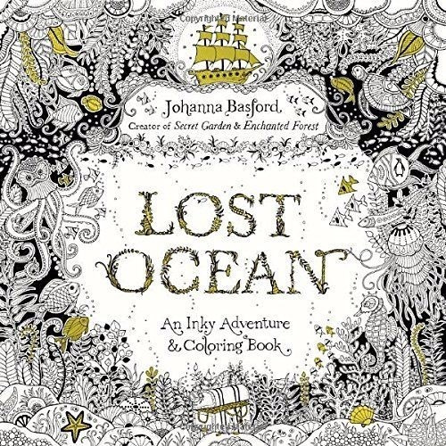 Lost Ocean, Libro Océano Perdido, 80 Páginas, Para Colorear