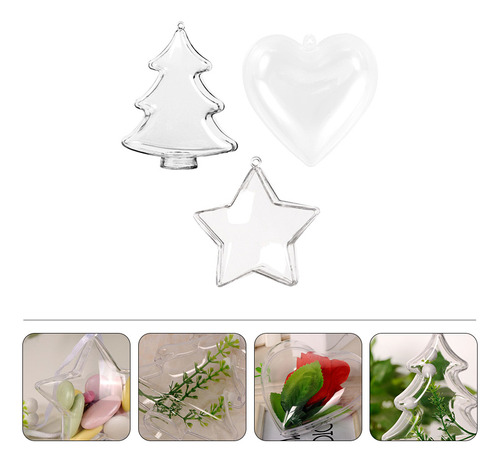 Colgante Colgante Con Forma De Árbol De Navidad, 3 Unidades