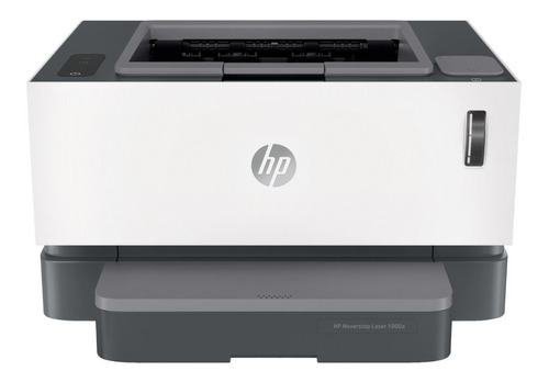Imagen 1 de 5 de Impresora simple función HP Neverstop 1000A blanca y gris 220V - 240V