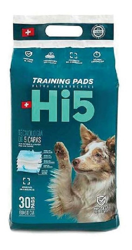 Sabanillas Para Perros Hi5 Training Pads 30un 60 X 60 Cm Pt