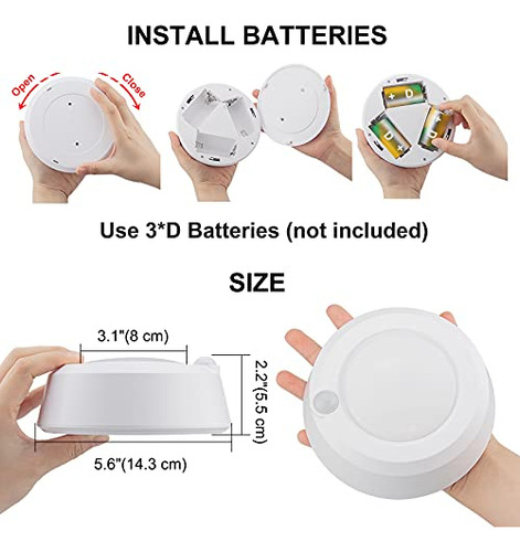 Lámpara Inalámbrica Con Sensor De Movimiento Y Luz Led