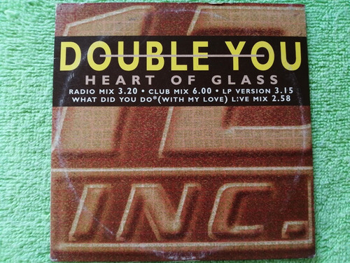 Eam Cd Maxi Single Double You Heart Of Glass 1994 Europeo