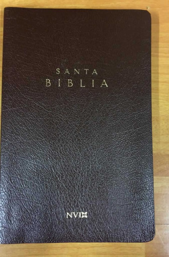 Biblia Ultrafina Nvi, Tapa Cuero