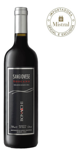 Vinho Sangiovese Di Toscana Igt 2021 Bonacchi 750ml