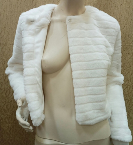 Boleros Novia Piel Color Ivory Talla Standar